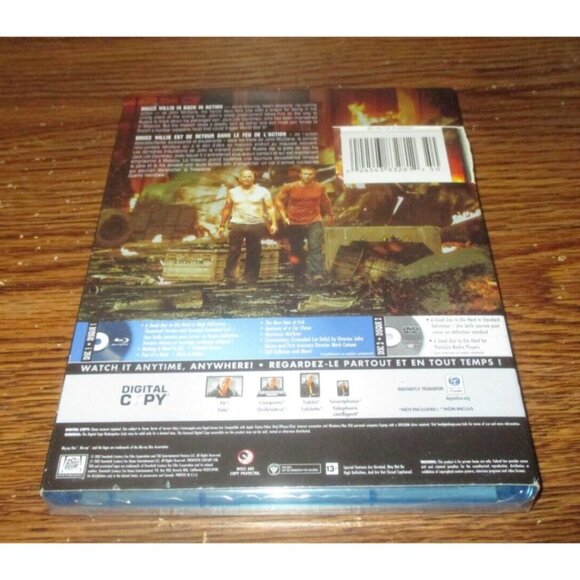 A Good Day to Die Hard (Blu-ray/DVD, 2013, Canadian) (unopened) Bruce Willis - Picture 2 of 5